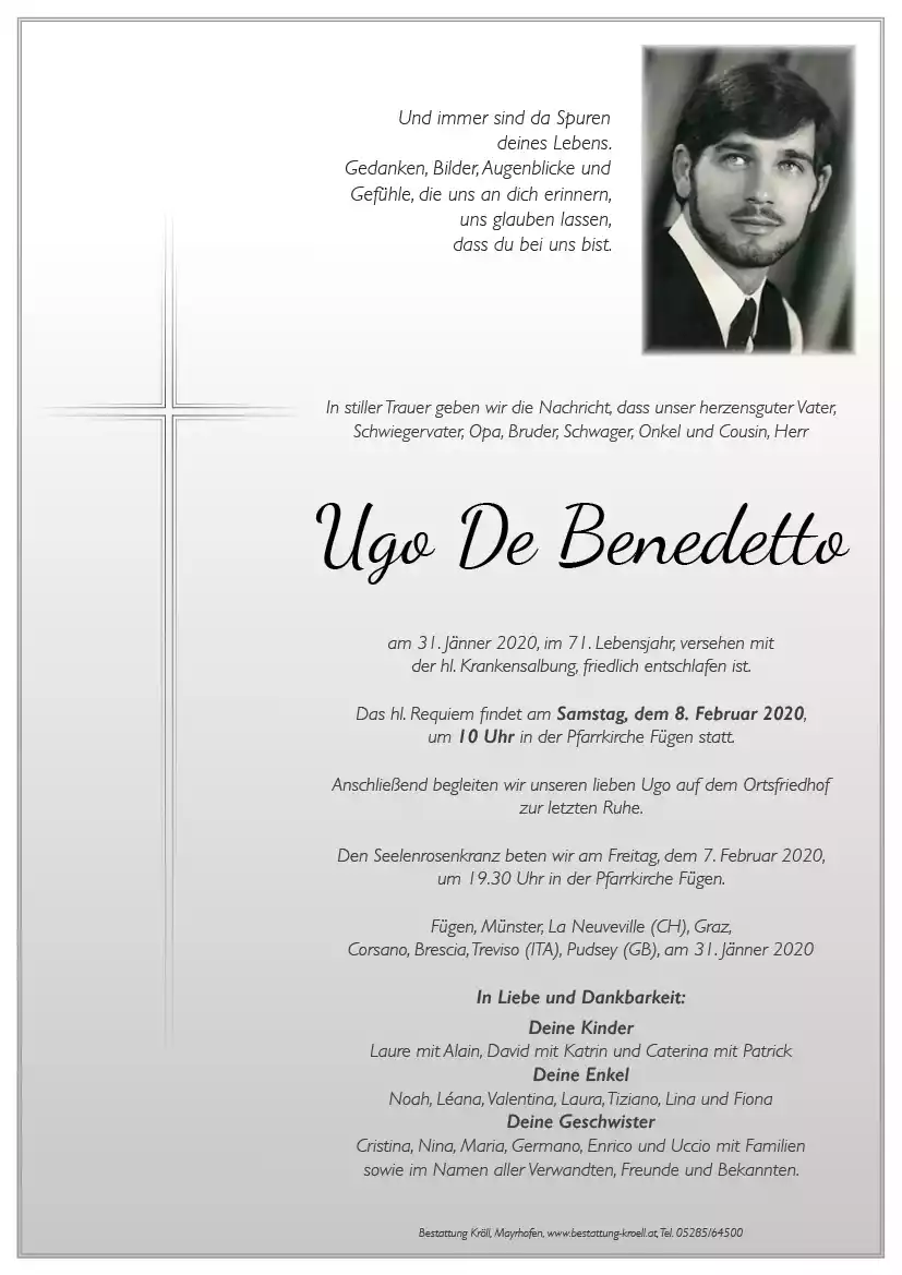 Parte von Ugo De Benedetto